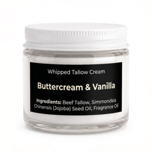 Buttercream Vanilla scented whipped tallow cream
