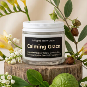 Calming grace scented whipped tallow cream