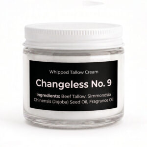 Bear Creek Tallow Changeless no. 9 Scented whipped tallow cream