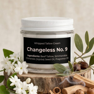 Bear Creek Tallow Changeless no. 9 Scented whipped tallow cream
