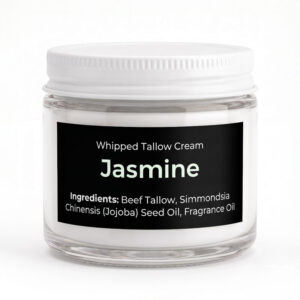 Jasmine scented whipped tallow cream