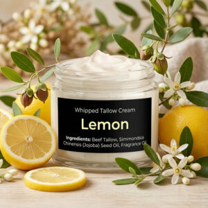 Lemon Scented Whipped Tallow Cream