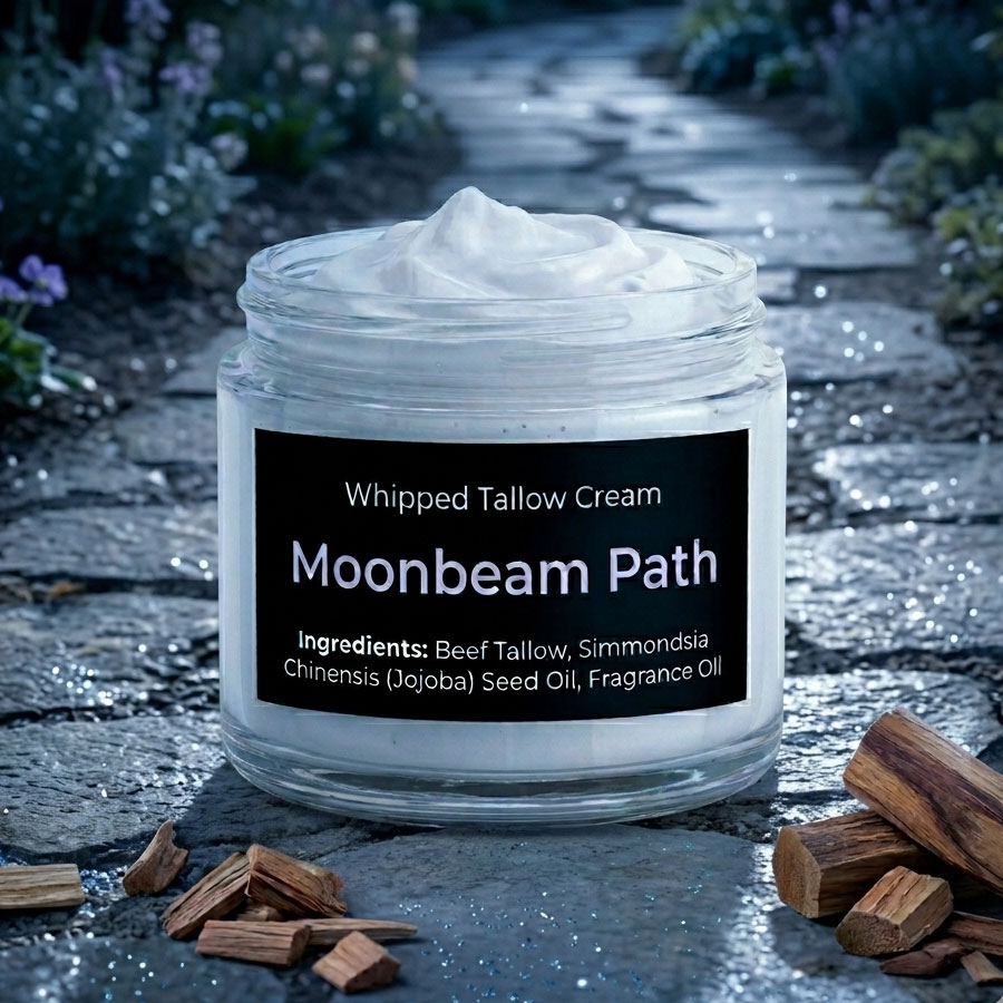 Bear Creek Tallow Moonbea Path scented whipped tallow cream