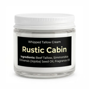 Bear Creek Tallow Rustic Cabin Scented whipped tallow cream