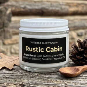 Bear Creek Tallow Rustic Cabin Scented whipped tallow cream