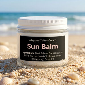 Tallow sun balm